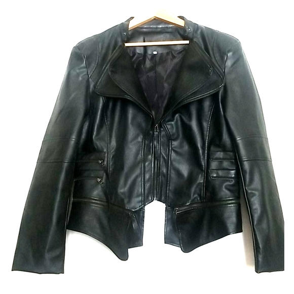 NEW Faux leather jacket - Picture 2 of 9